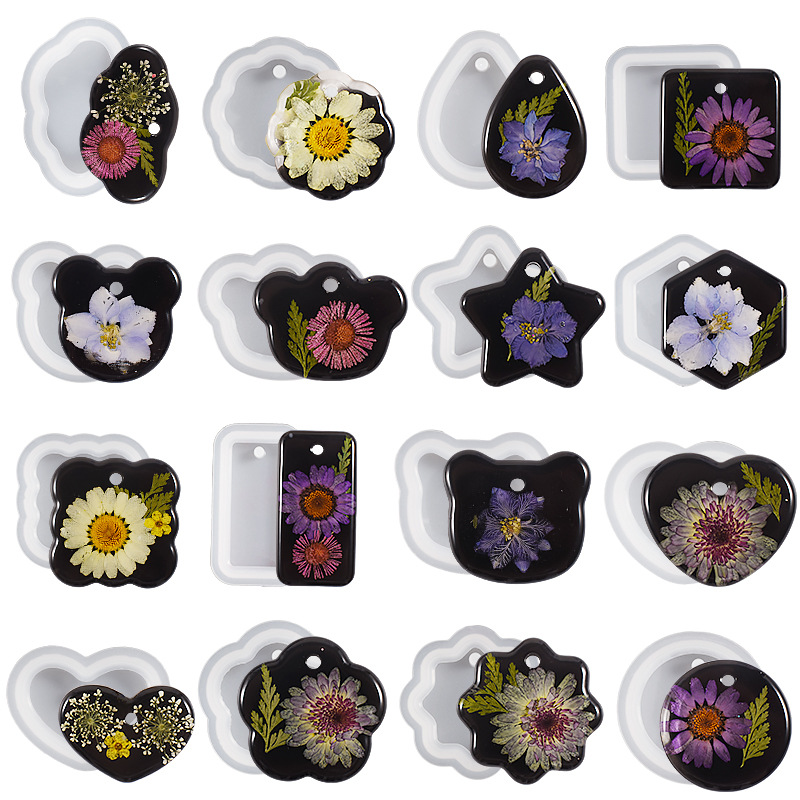 Candle Making For Beginners - Keychain Resin Molds Silicone with Hole