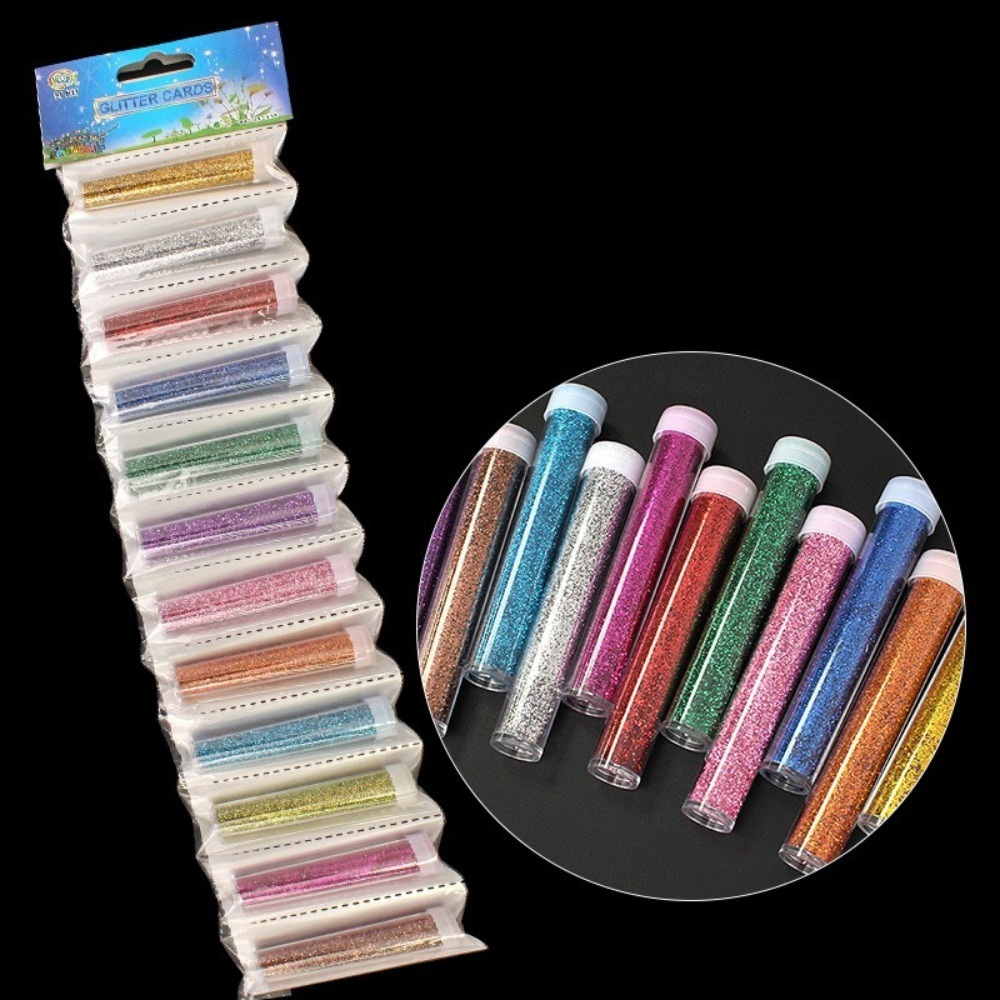 12 Colors of Glitter Suitable  - Candle Making Event ulasan dan harga