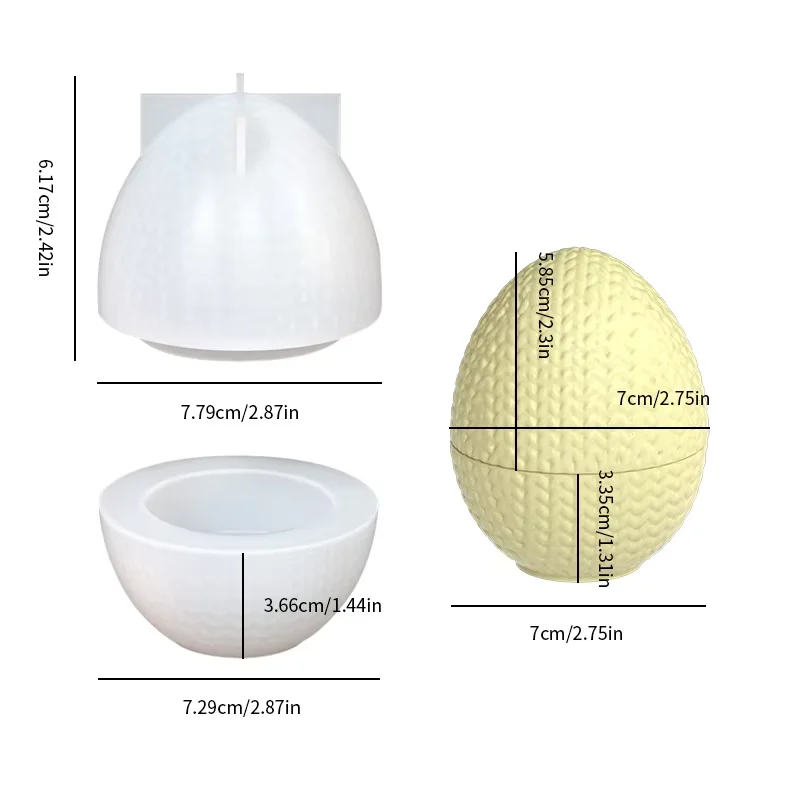 ZDQ03 DIY Knitting Yarn Egg Sh - Candle Making Yarn ulasan dan harga