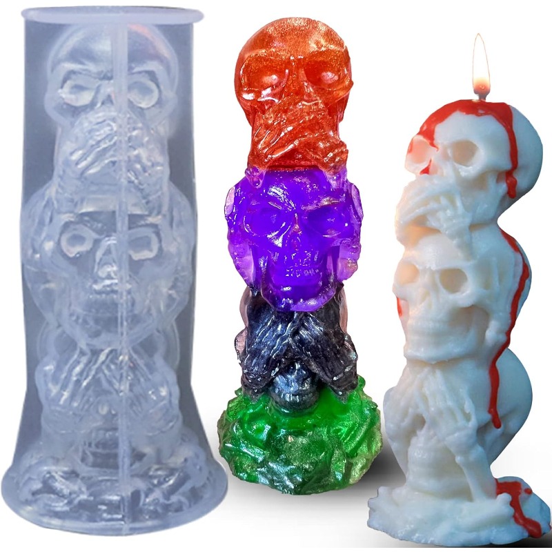 Silicone Mold 2026 Halloween S - Candle Making Event ulasan dan harga