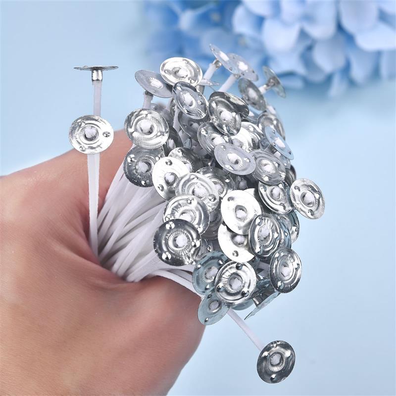 100pcs Smokeless Candle Wicks  - Cotton Wick Pre Tabbed ulasan dan harga