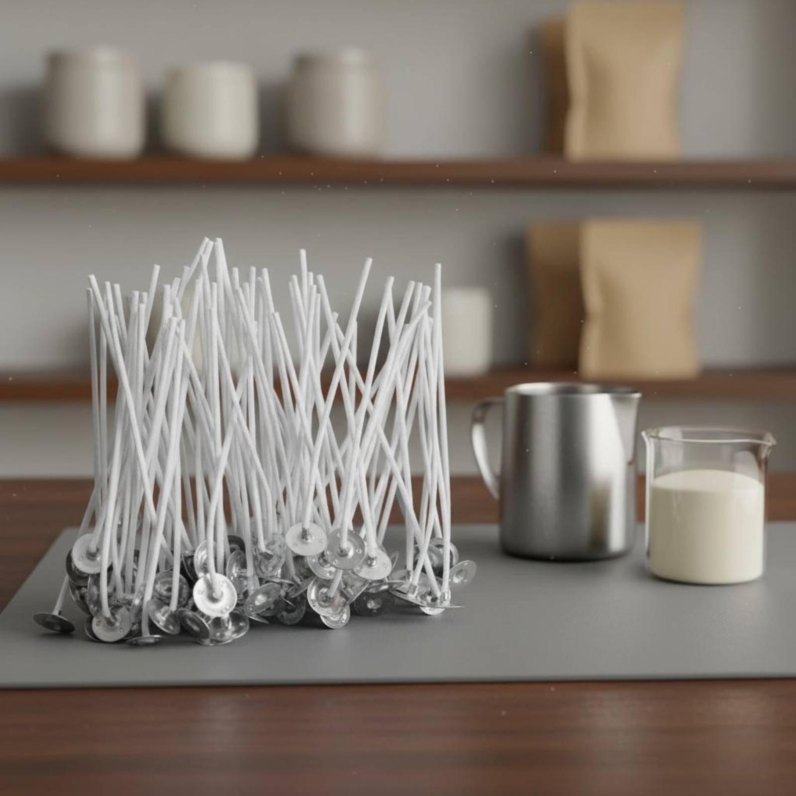 50 Pieces Cotton Candle Wicks  - Cotton Wick Pre Tabbed ulasan dan harga