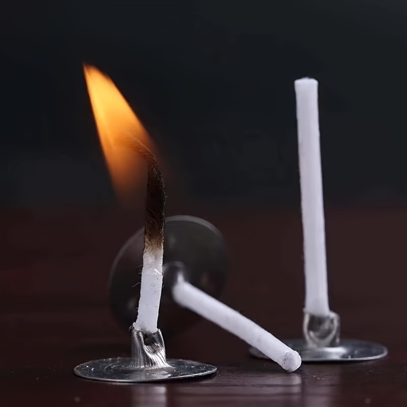6-20cm 100pc Smokeless Candle  - Cotton Wick Pre Tabbed ulasan dan harga