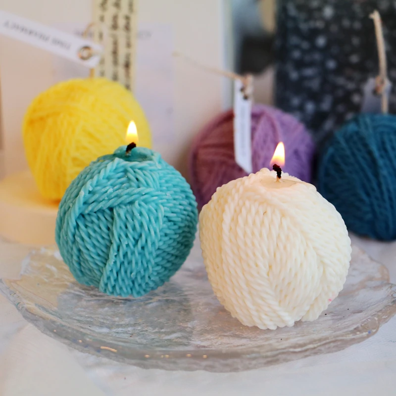 Creative Ball of Yarn Silicone - Candle Making Yarn ulasan dan harga