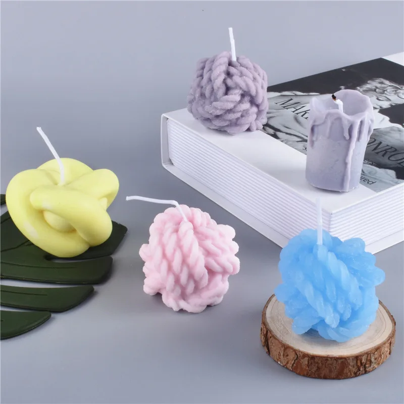 Creative Ball of Yarn Silicone - Candle Making Yarn ulasan dan harga