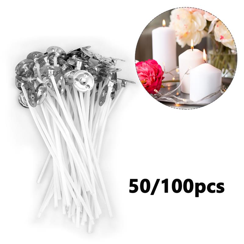 Smokeless Candle Wicks 2.6-20c - Cotton Wick Pre Tabbed ulasan dan harga