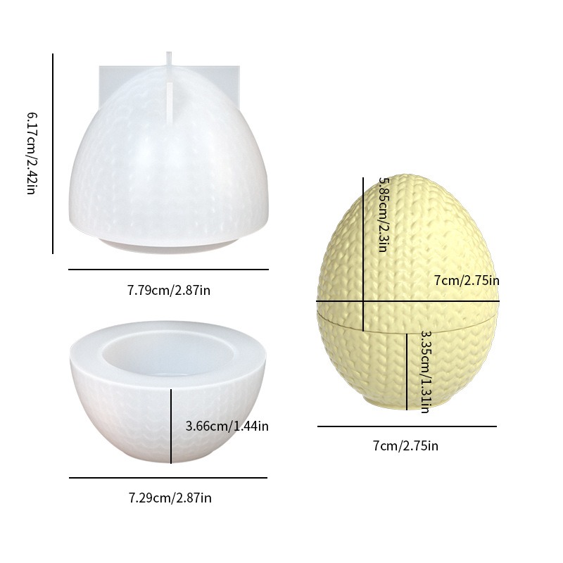 DIY Knitting Yarn Egg Shaped O - Candle Making Yarn ulasan dan harga