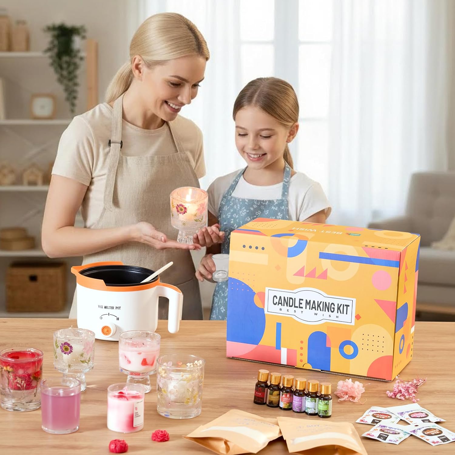 2-in-1 Soy & Jelly Wax DIY Can - Candle Making For Beginners ulasan dan harga