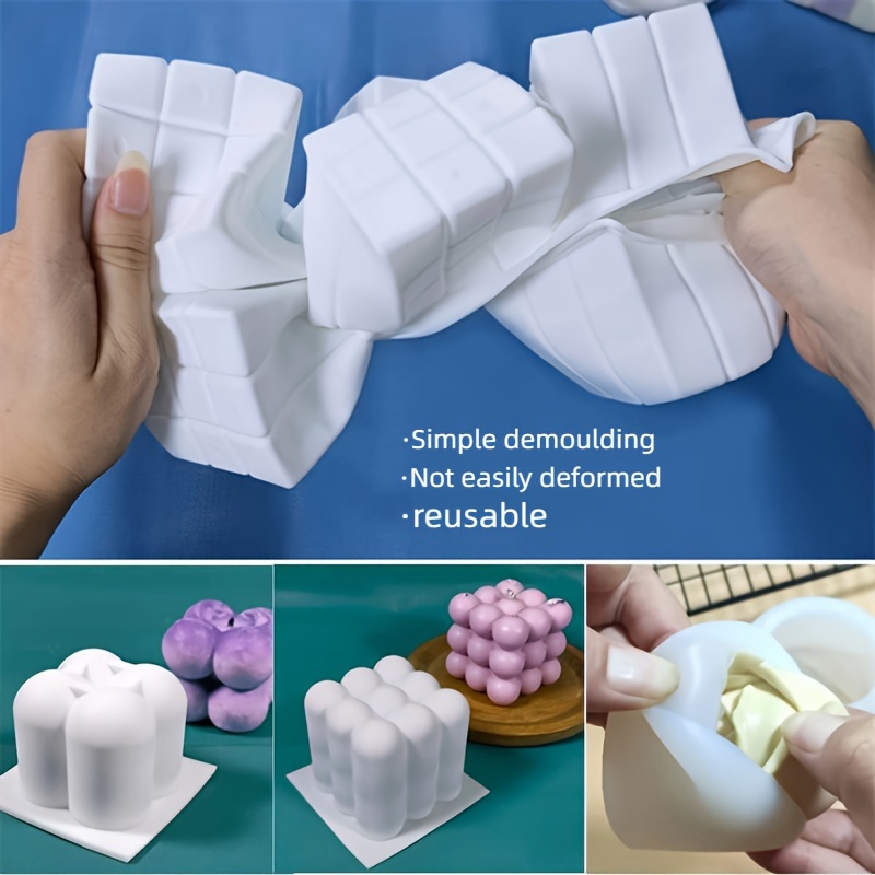 6pcs silicone candle mold set  - Candle Making Yarn ulasan dan harga