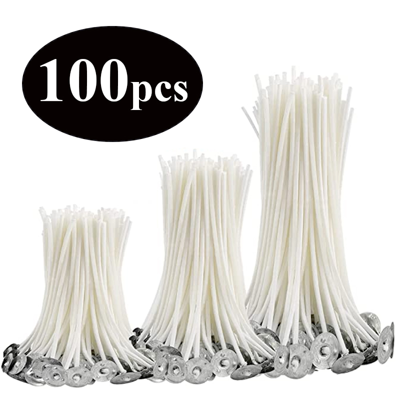 Smokeless Candle Wicks 2.6-20c - Cotton Wick Pre Tabbed ulasan dan harga