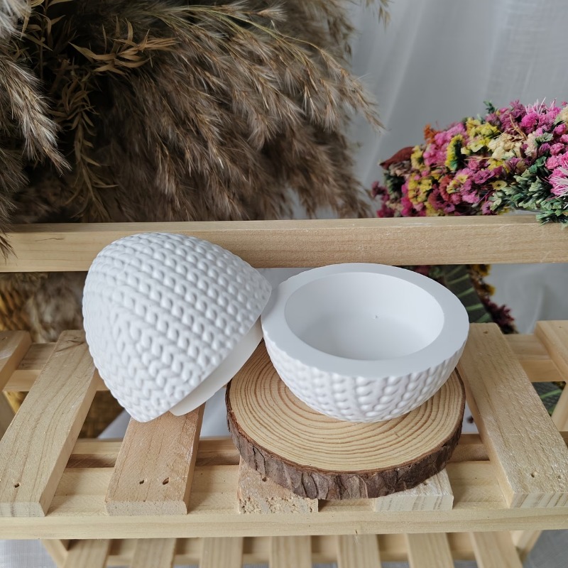 DIY Knitting Yarn Egg Shaped O - Candle Making Yarn ulasan dan harga