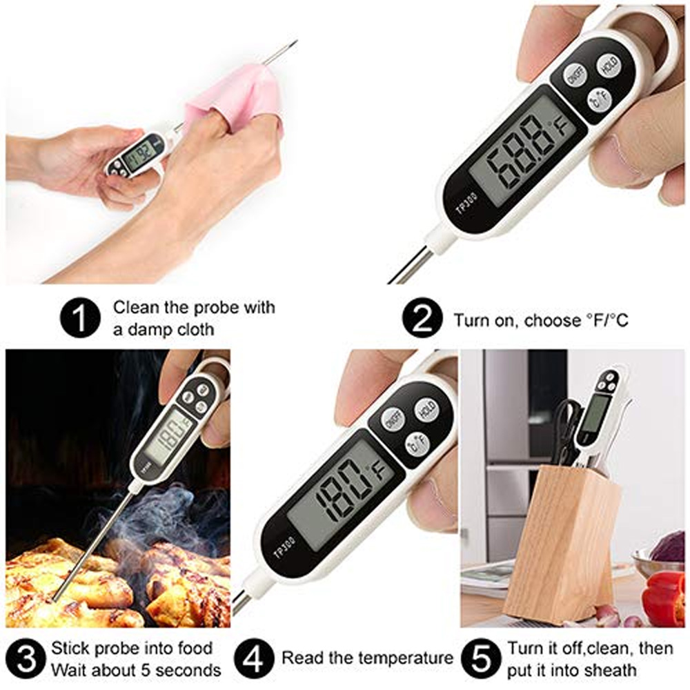 1pcs Digital Meat Food Thermom - Candle Making Thermometer ulasan dan harga