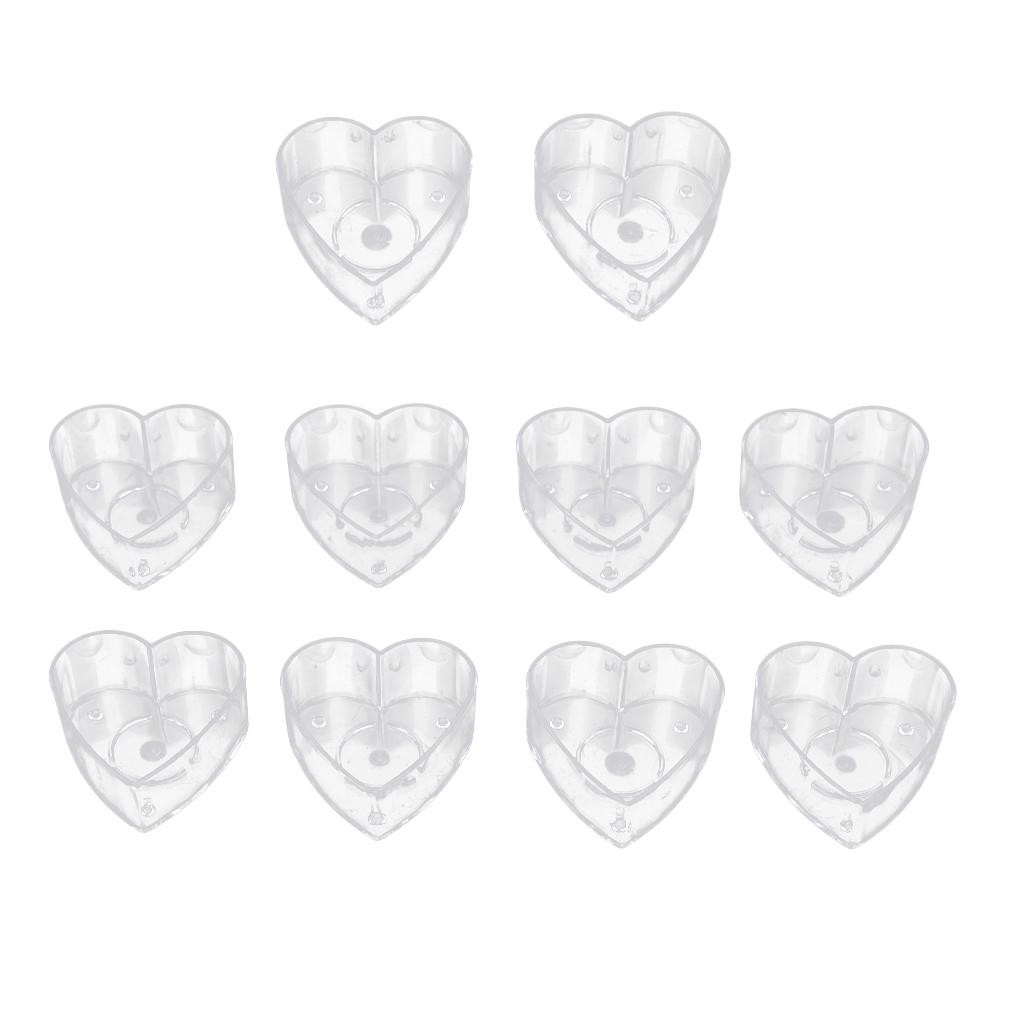 Transparent Heart Tealight Cup - Candle Making Event ulasan dan harga