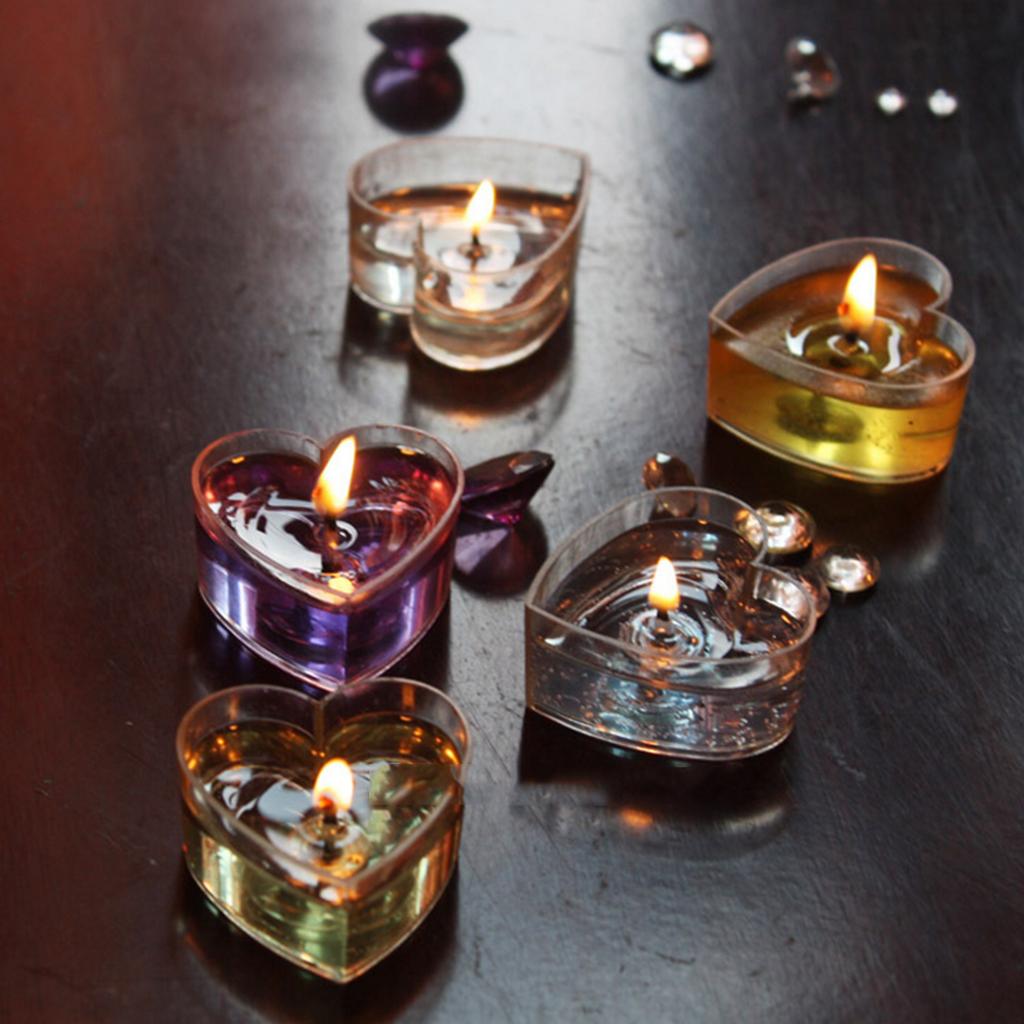 Transparent Heart Tealight Cup - Candle Making Event ulasan dan harga