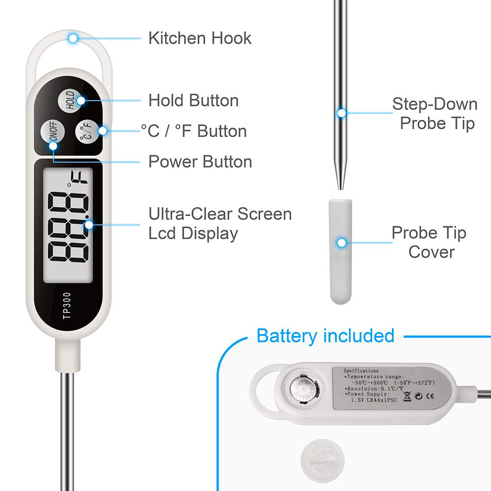 Digital Meat Food Thermometer  - Candle Making Thermometer ulasan dan harga